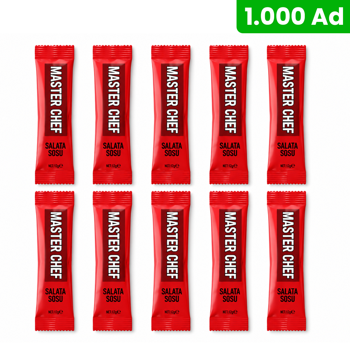 Salata Sosu 12 g x 1.000 Adet – Tek Kullanımlık Porsiyon Sos