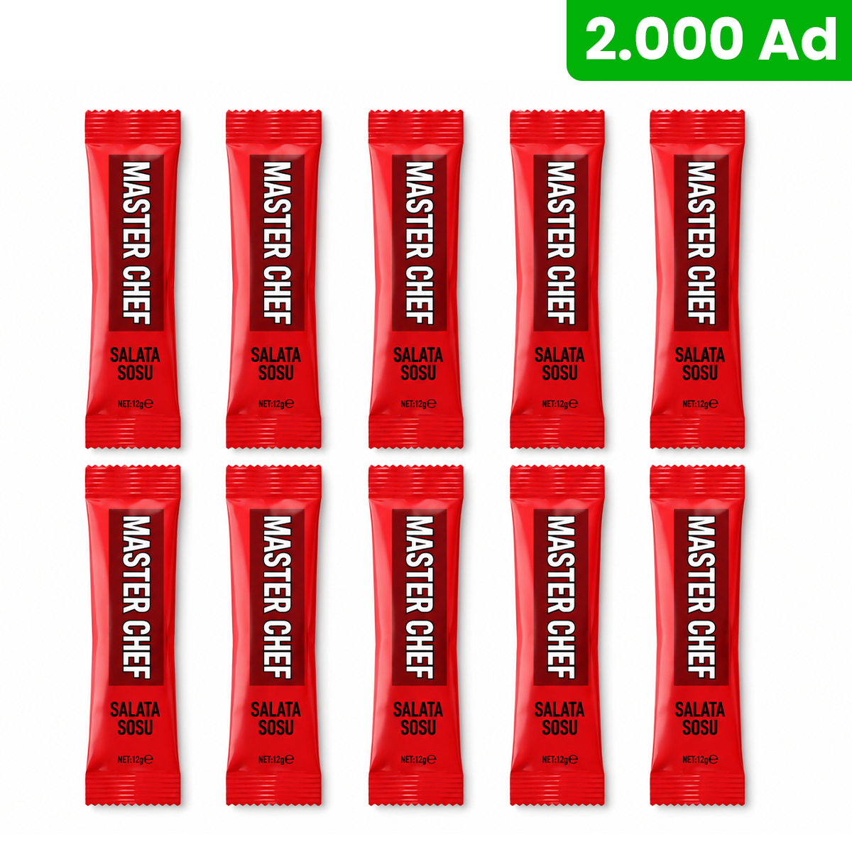 Salata Sosu 12 g x 2.000 Adet – Tek Kullanımlık Porsiyon Sos