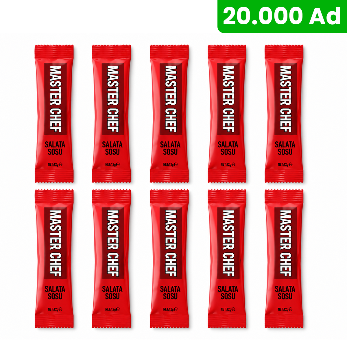 Salata Sosu 12 g x 20.000 Adet – Tek Kullanımlık Porsiyon Sos